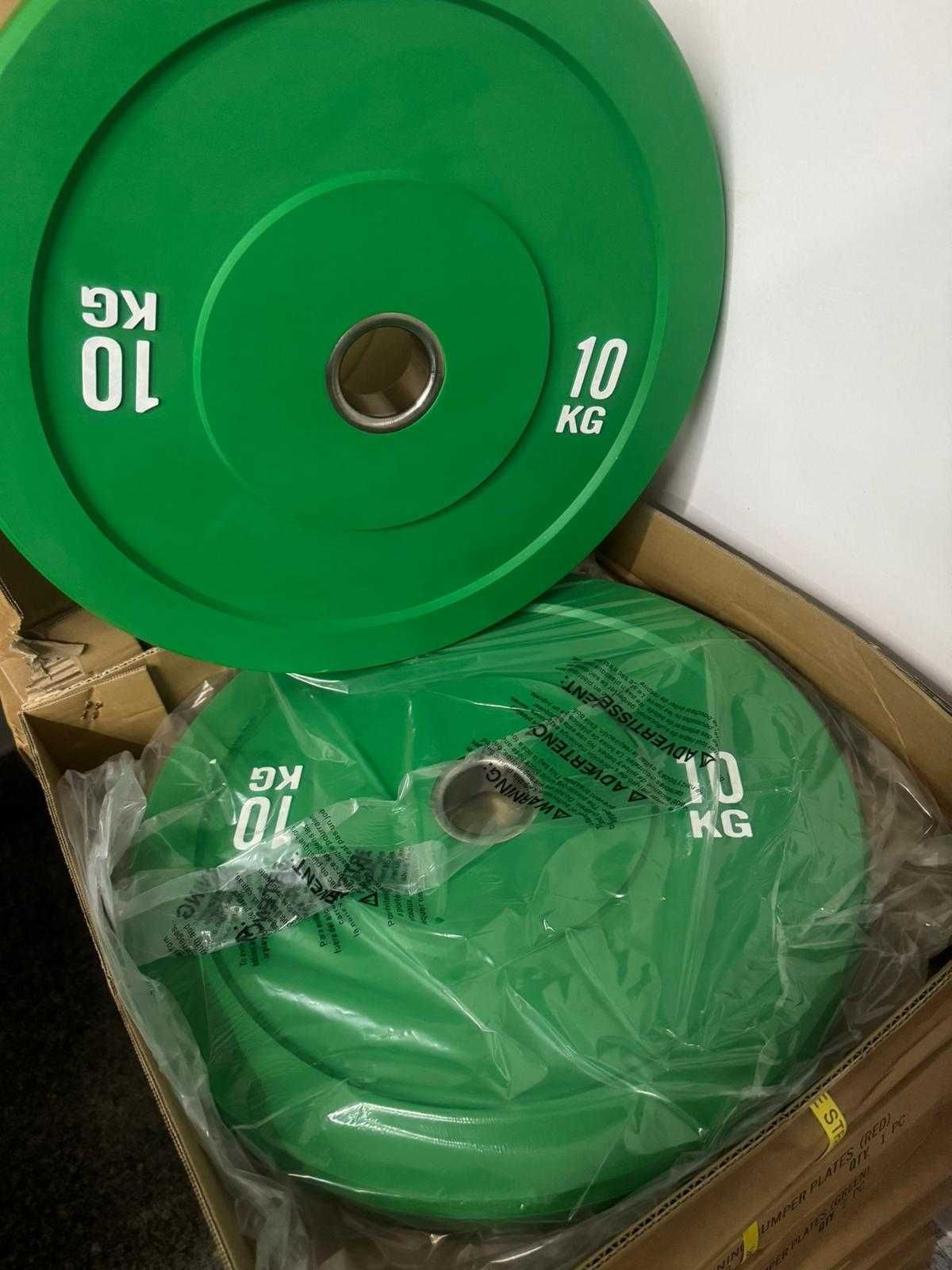 Bumper Colorido Disco Olímpico 10kg