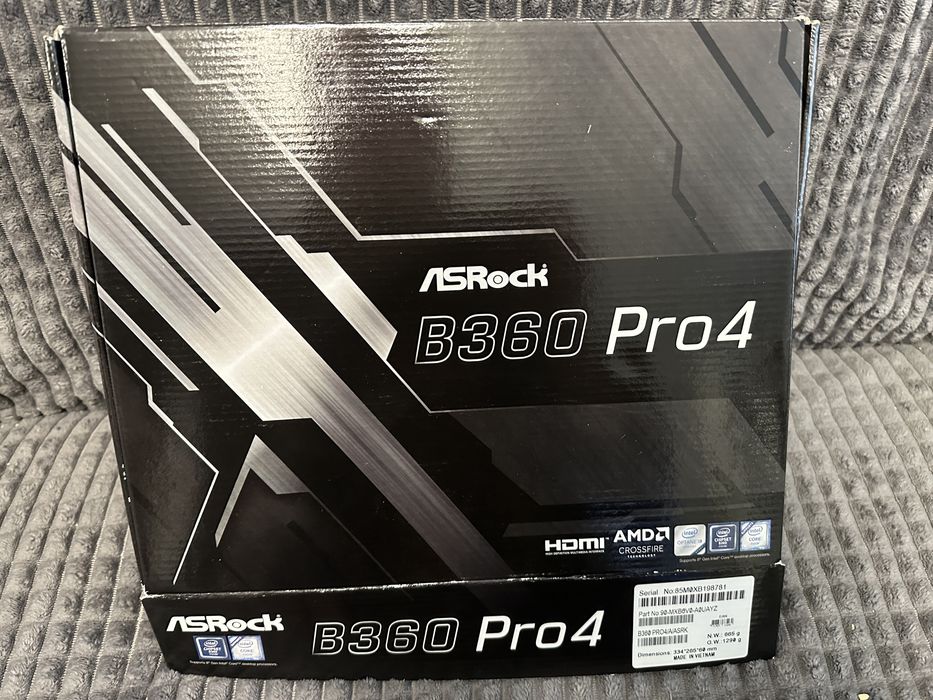 ASRock B360 Pro4 + i3-9100F