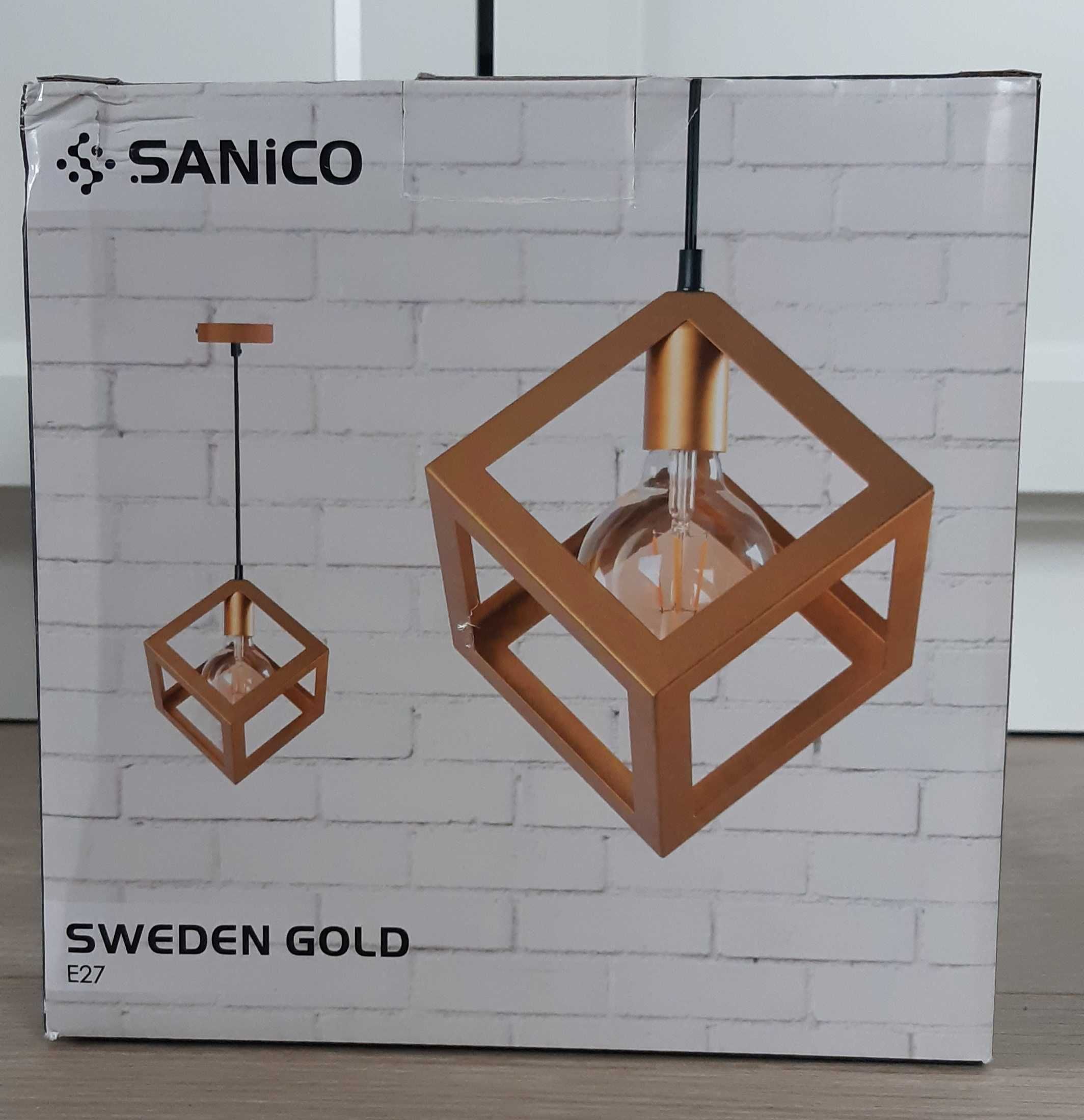 LAMPA WISZĄCA złota
Sweden GOLD - 1 x E27. Nowa