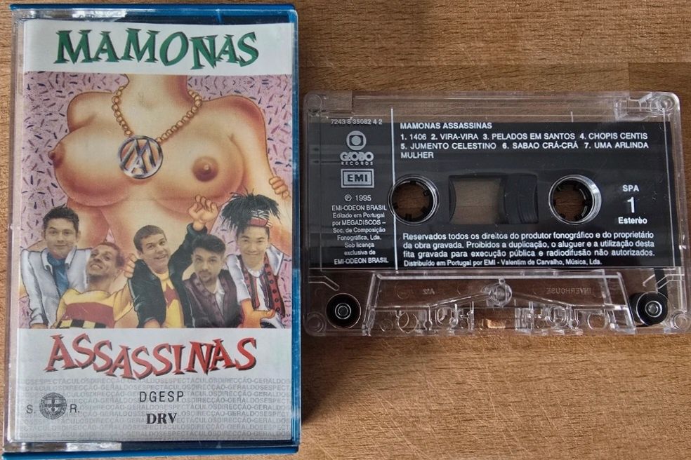 Cassete música Mamonas Assassinas