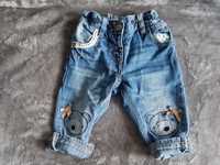 Spodnie jeansy 6-9 miesięcy