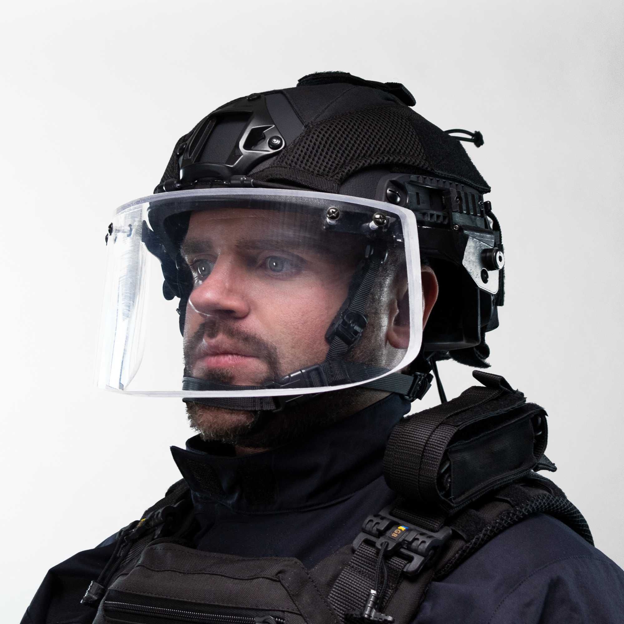 Полікарбонатне забрало скло Visor V-ARM для шоломів типу FAST, MICH