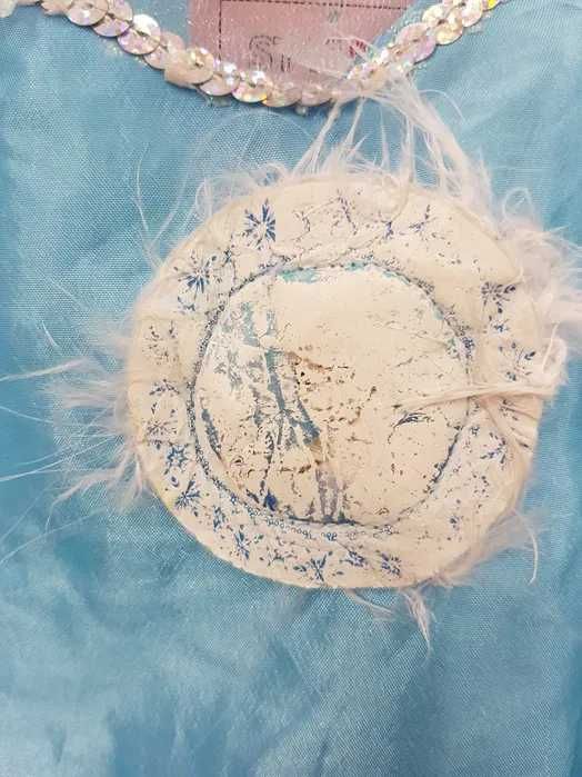 Sukienka przebranie Elsa Kraina Lodu rozmiar 122 - 128 cm. GP001