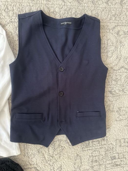 Піджак штани сорочка жилетка шкільний одяг 146 ріст