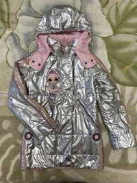 Демісезонна куртка на дівчинку, 8-9 років