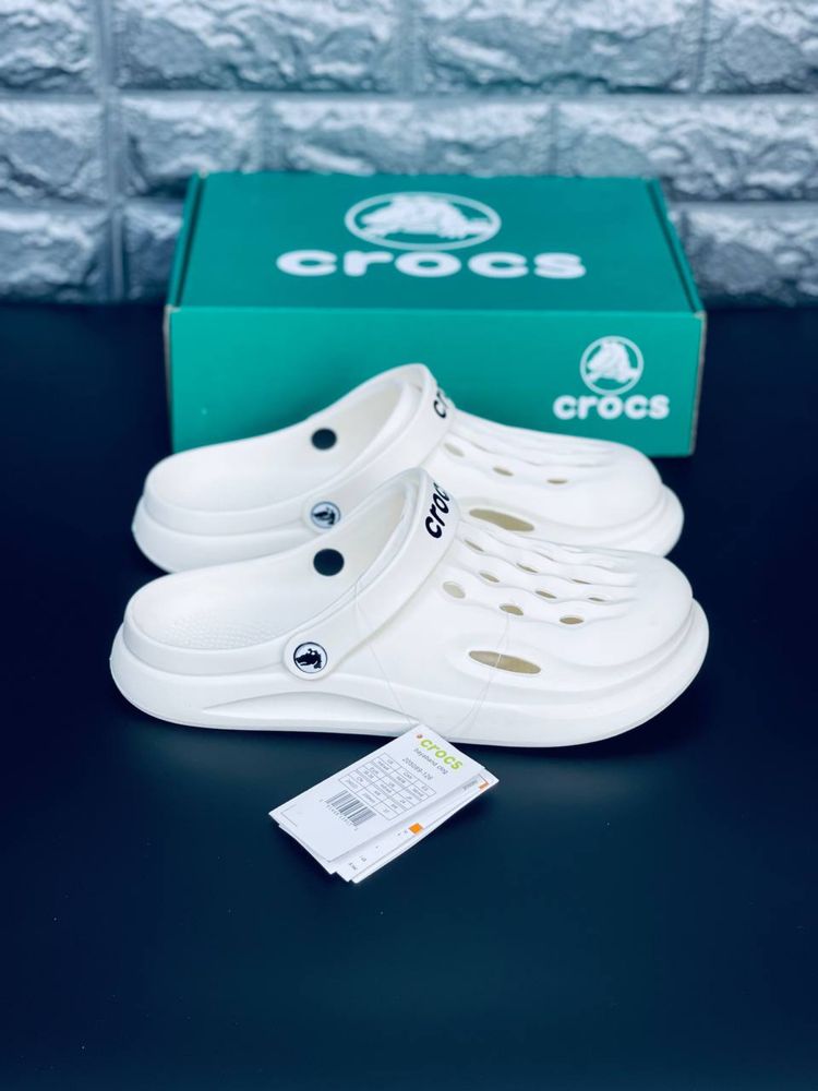 Мужские кроксы белые / Crocs чоловічі білі / Крокс белые мужские