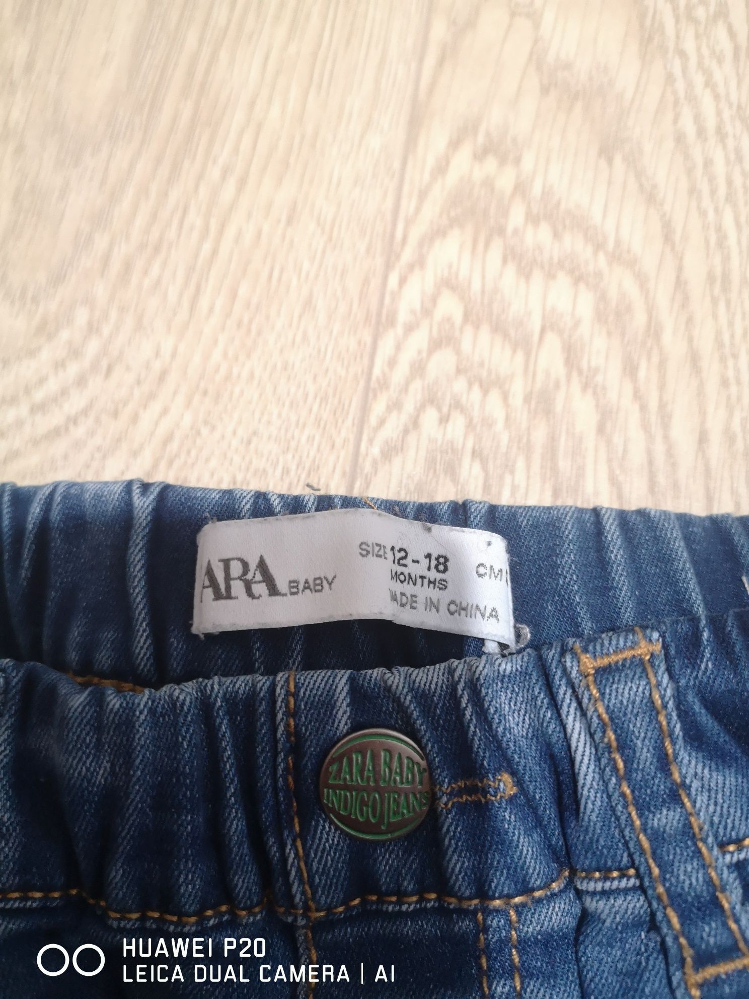 Spodnie jeans Zara rozm. 86