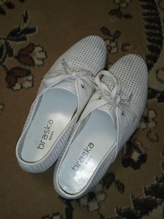 Мокасины-туфли из натуральной кожи