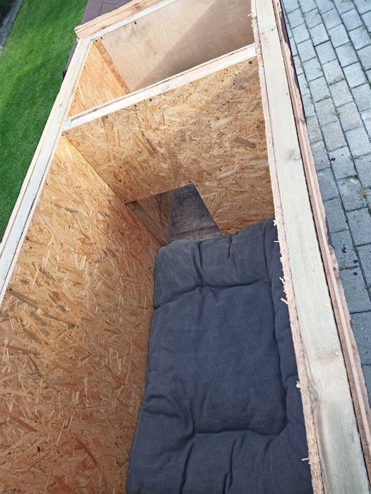 Ocieplana buda dla dużego psa