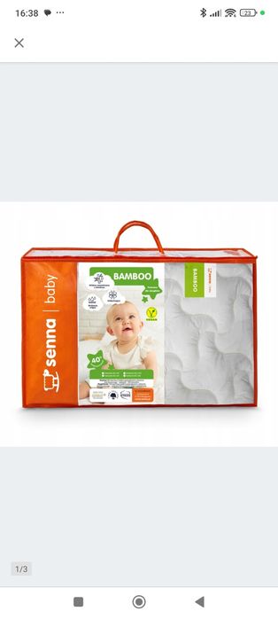 Dwa komplety pościeli senna Baby 110*135