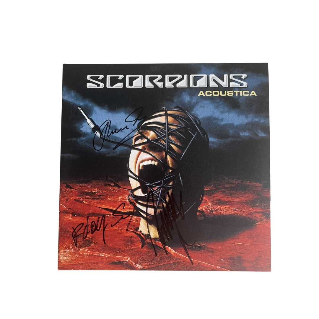 Scorpions Acoustica winyl płyta winylowa z autograf + certyfikat aute.