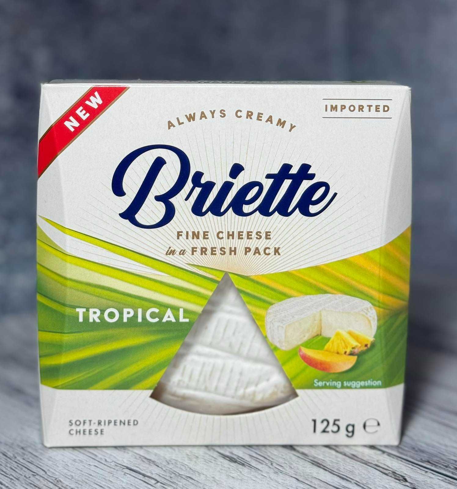 Сир Briette Chai Style і Tropical 125 г