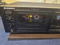 Magnetofon Pioneer CT-S610,  3 główce, 2 wałki