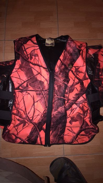 Kamizelka Winter Fire 2 w pomarańczowym kamuflażu z membraną