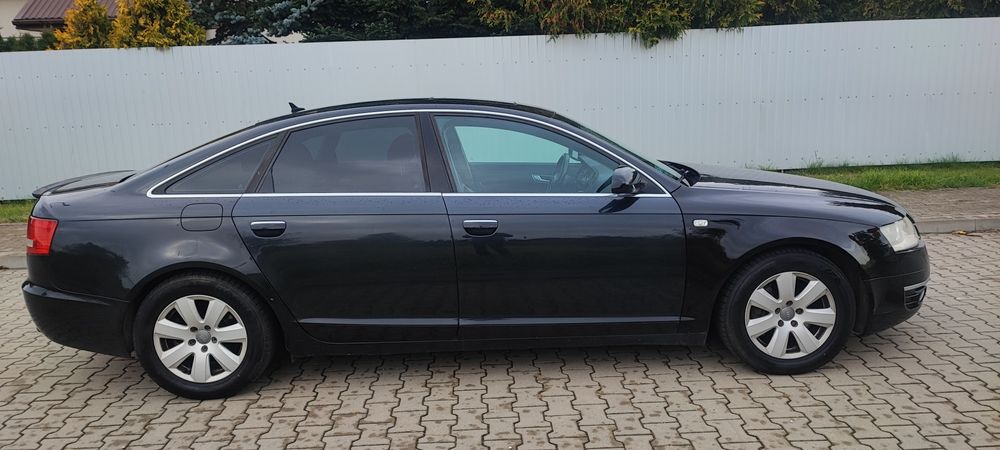 Audi A6C6 3.0 V6 Skóry, łopatki, szyberdach, hak, automat, chip,Quatro