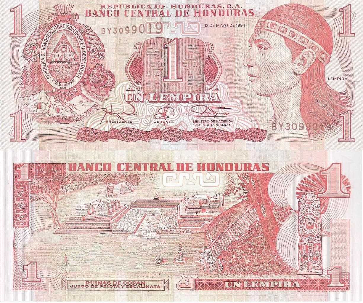 Honduras - - - - - Notas