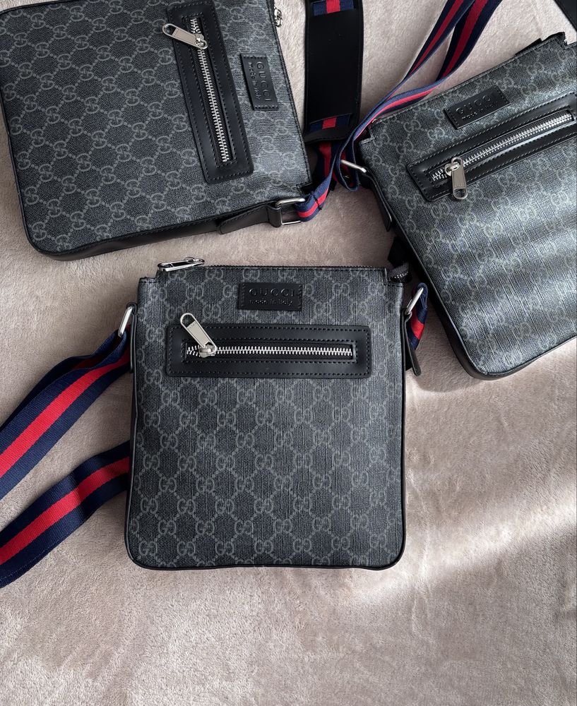 Сумка барсетка серез плече гучі гучи Gucci чоловіча