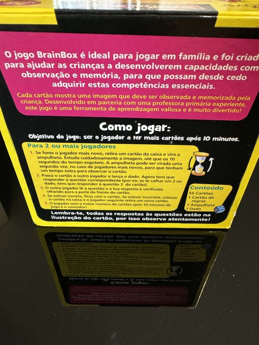 Jogo brainbox a partir dos 4 anos