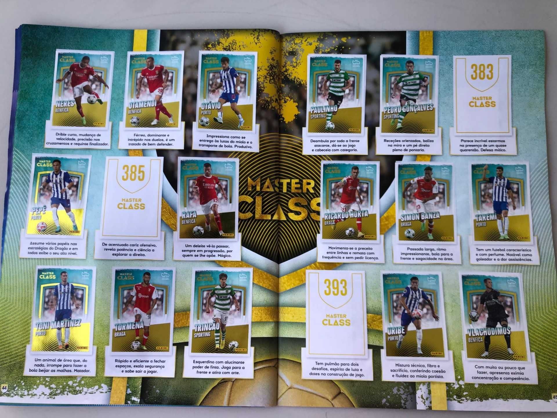 Coleção Cromos e Caderneta quase completa Futebol 22-23