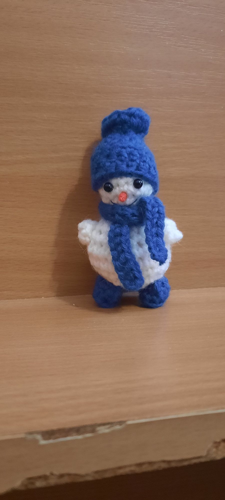 Снеговик снеговичок мягкая игрушка амигуруми