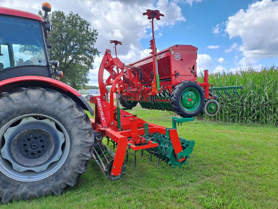 Agregat uprawowo siewny agromasz + poznaniak 2,7m