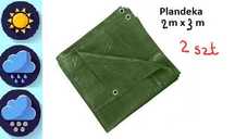 Plandeki 2 m x 3 m - 2 szt w opakowaniu