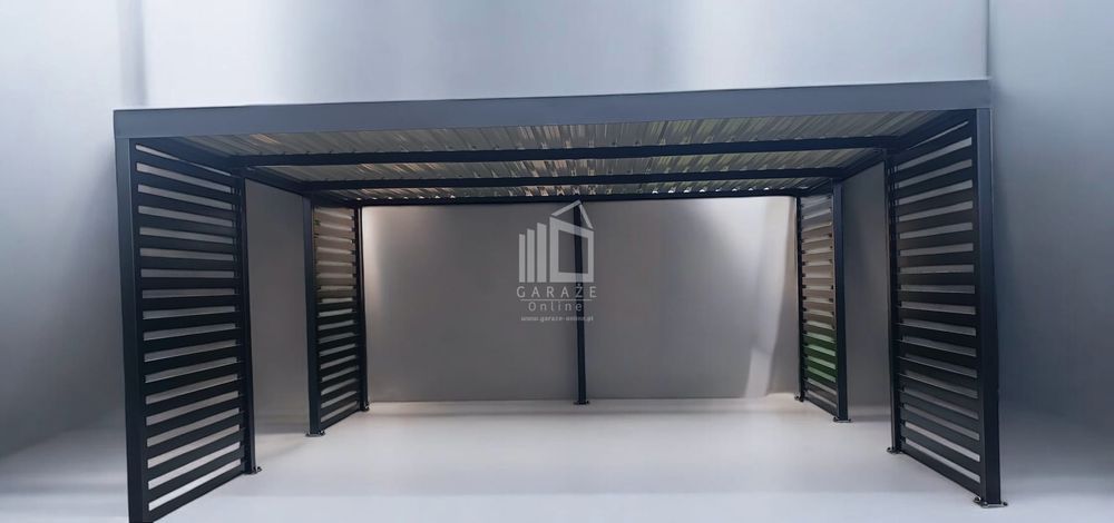 Carport Premium Wiata Samochodowa 6X6 Antracyt Id947