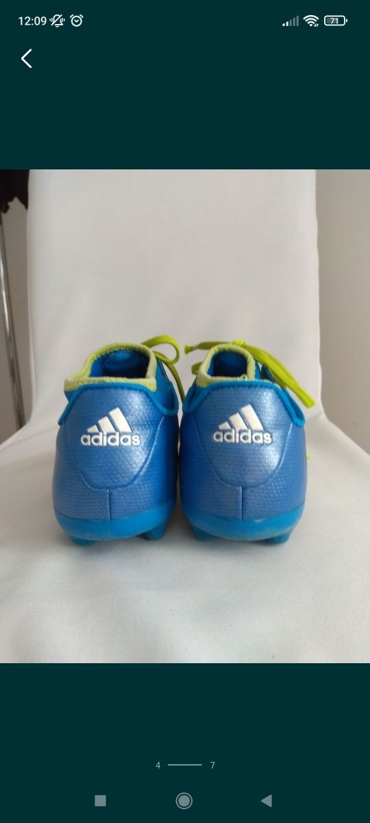 Korki Adidas że skarpetą chłopięce lanki buty do grę w nogę piłkę 38