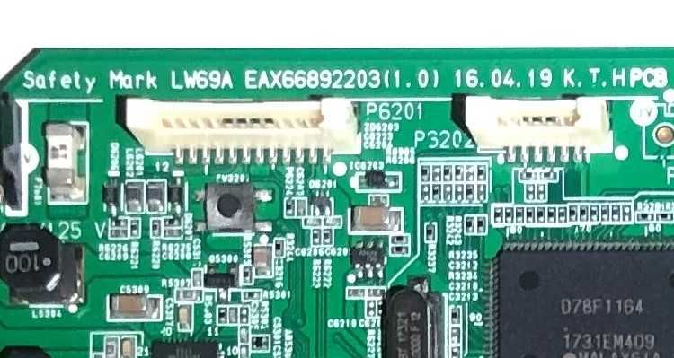 Pecas Monitor LG 43SM5KC-B Fonte EAX66232.506 Board EAX66892.203