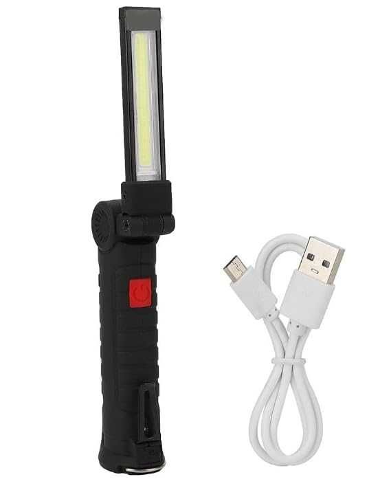 Lanterna LED c/ iman (Recarregável USB)