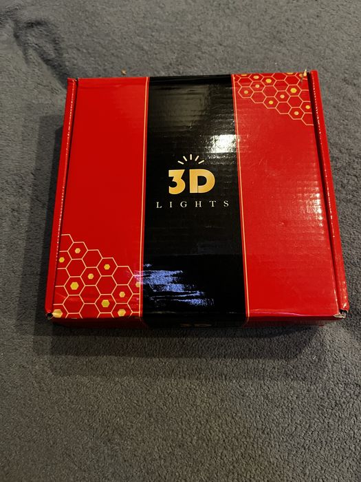 Dekoracyjne oswietelnie lampki led witraz 3D na okna lampki Ramadan