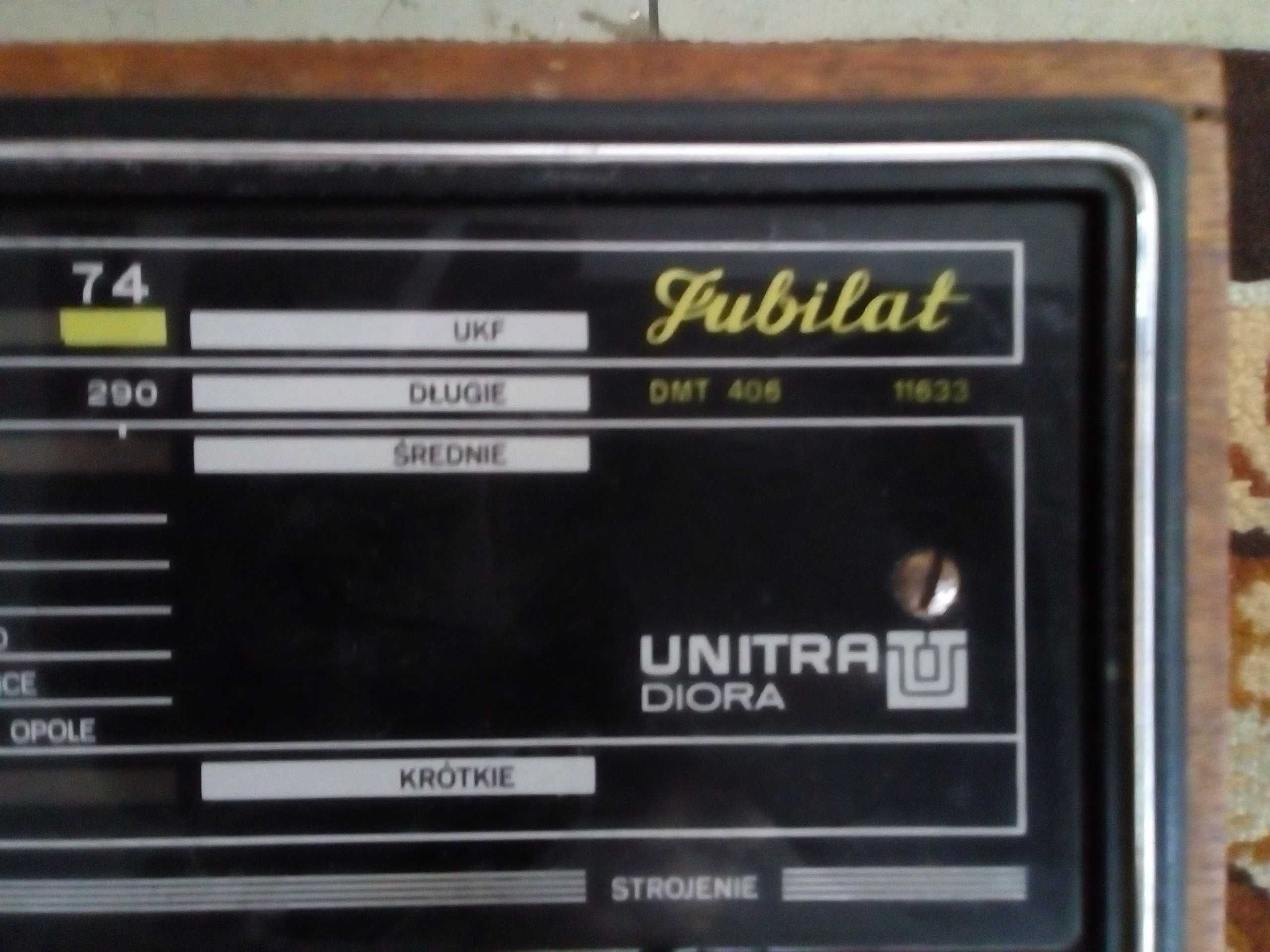 Radio Diora Jubilat DMT-406 , 11633 UKF 1973r 100% sprawne