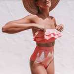 Strój kąpielowy bikini S 36 wysoki stan