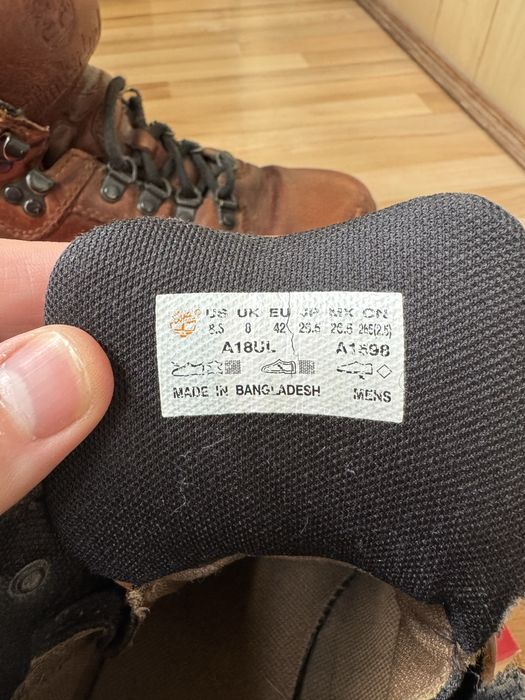 Чоловічі міські черевики Timberland (шкіряні)