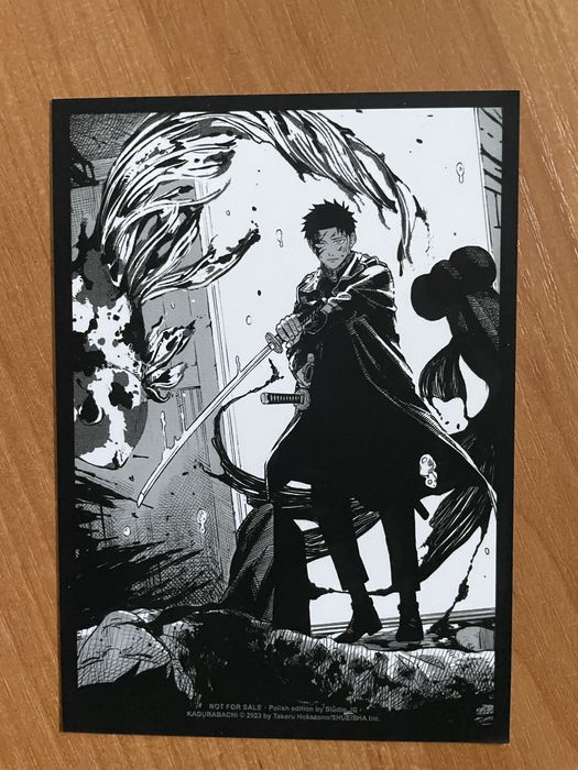 Pocztówka Kagurabachi studio jg yatta.pl manga anime unikat karta