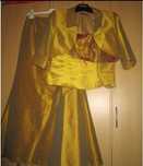 Conjunto de cerimónia casaco + top + saia