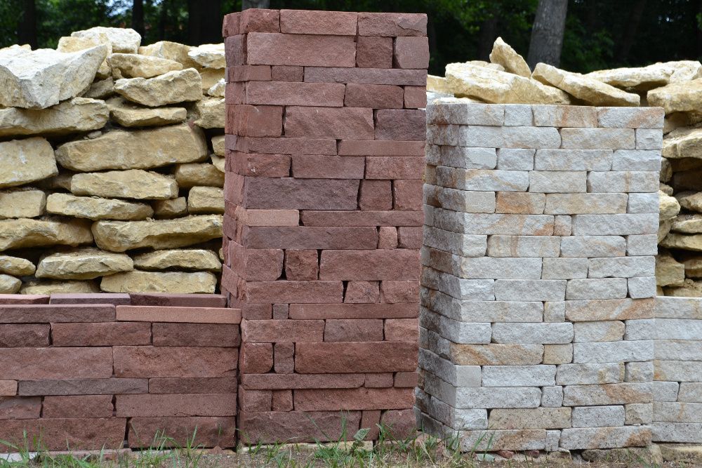 Bloczki z kamienia naturalnego Kamień Natutalny Murak Ogrodzenia