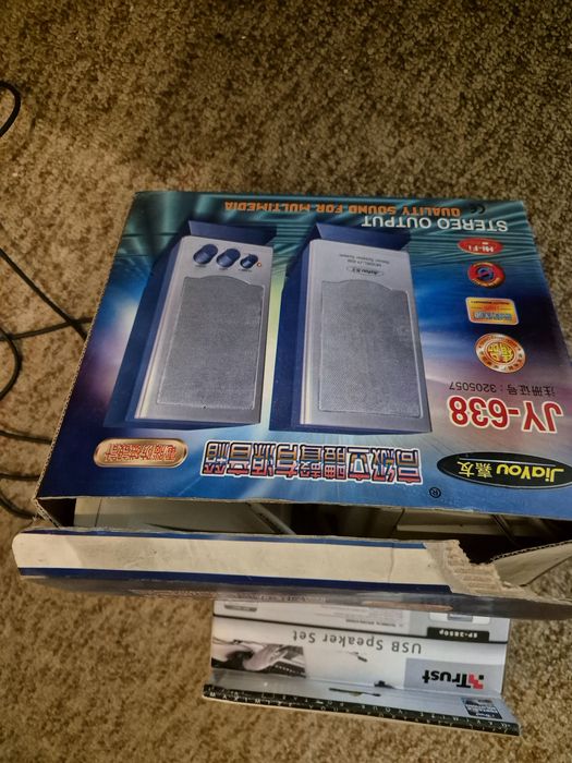 Colunas stereo para pc ou outro sistema som