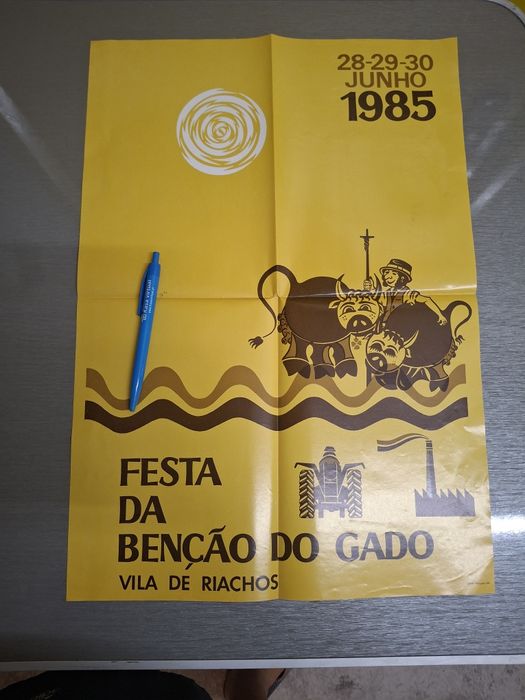1985 cartaz Golegã festa Bênção do Gado