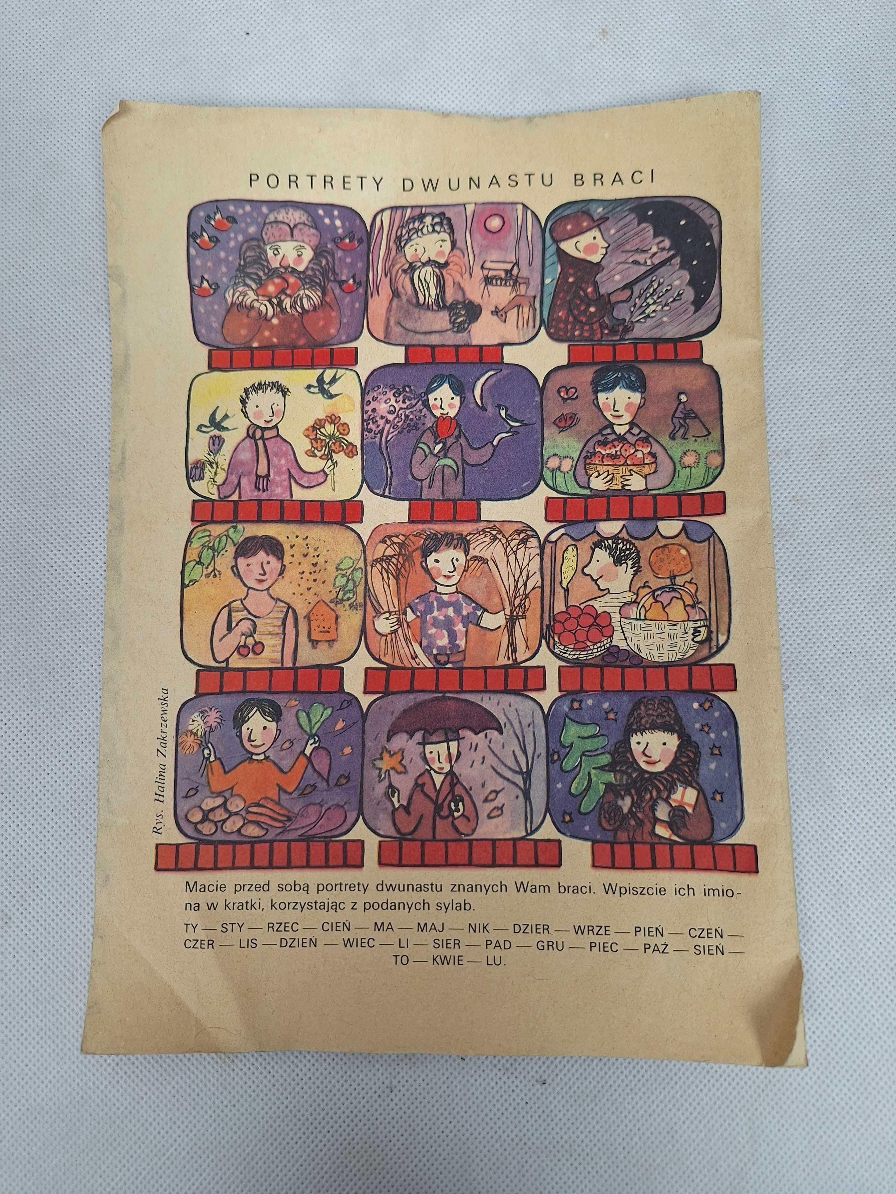 Świerszczyk Tygodnik dla młodszych dzieci Nr 1 (1360) 02 I 1972