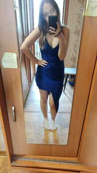 Синя сукня розмір с-м