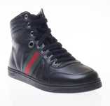 Skórzane buty za kostkę Gucci sneakers r.6 40-41 czarne klasyczne