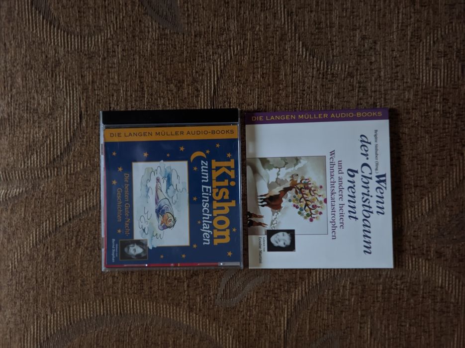 2x audiobook po niemiecku Kishom zum Einschlafen + Wenn der Christbaum