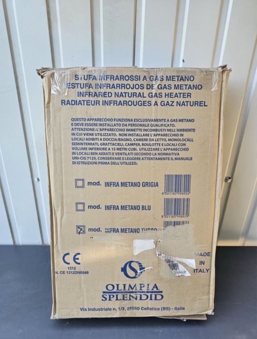 Olimpia Splendid Super Infra Metano Turbo ceramiczny grzejnik piec