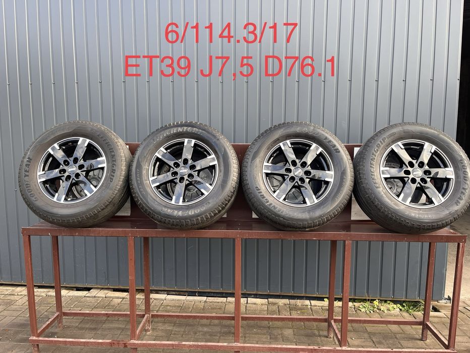 6/114,3/17 Mersede X-клас Nissan Navara титани диски колеса
