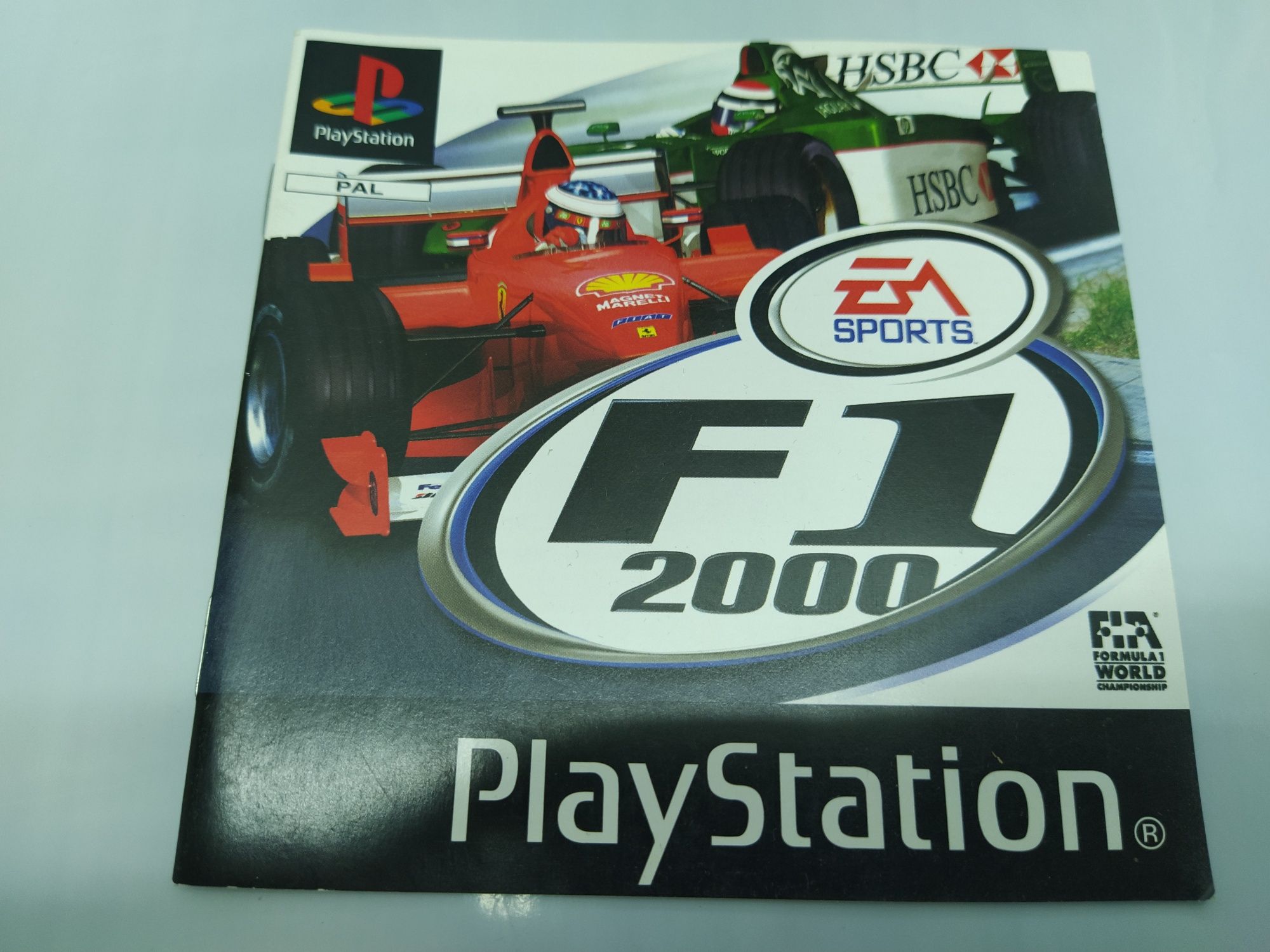Ps1 psx one PlayStation INSTRUKCJA F1 2000 niemiecka