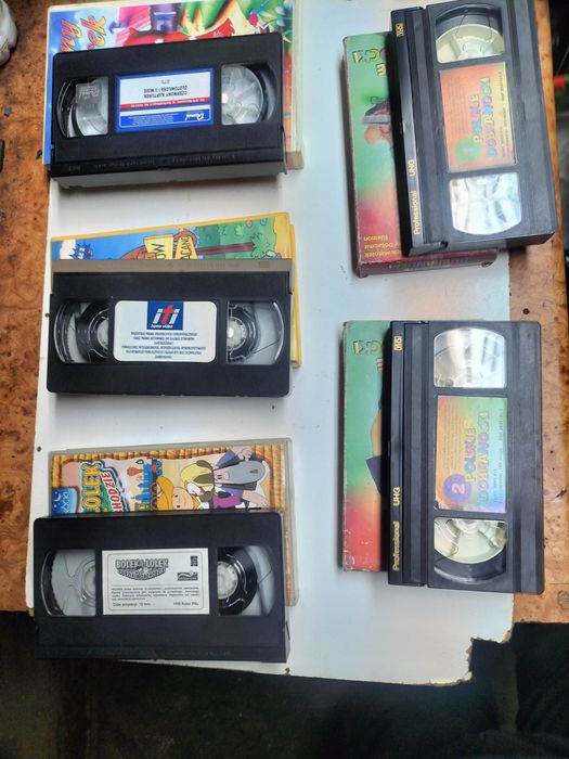 Kasety VHS polskie bajki
