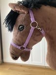 Fioletowy kantar do hobby horse nowy