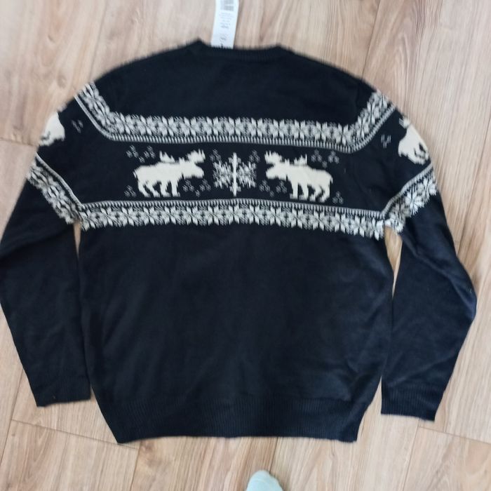 George- nowy męski sweter  świąteczny-L