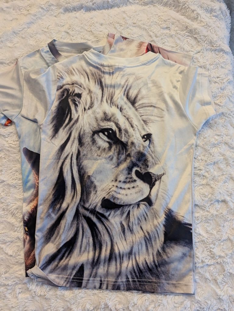Bluzki r.  140 zwierzęcy print